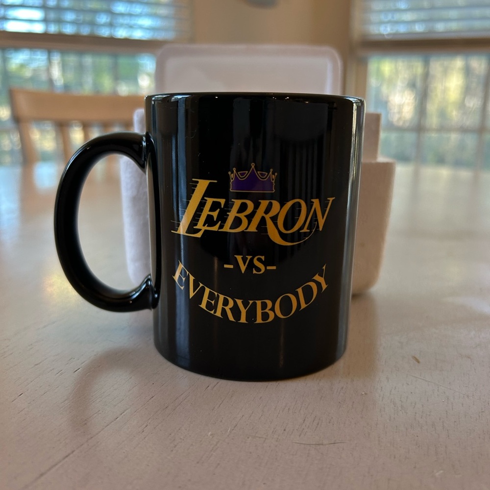 LeBron vs Everybody Black Ceramic Coffee Mug